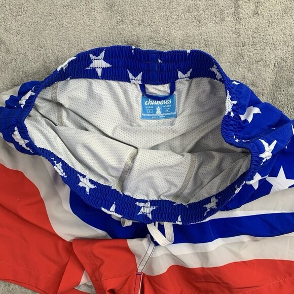 Chubbies The Braves Shorts Mens Large 3.5” Classic Swim Trunk USA Mesh Lined - Picture 5 of 8